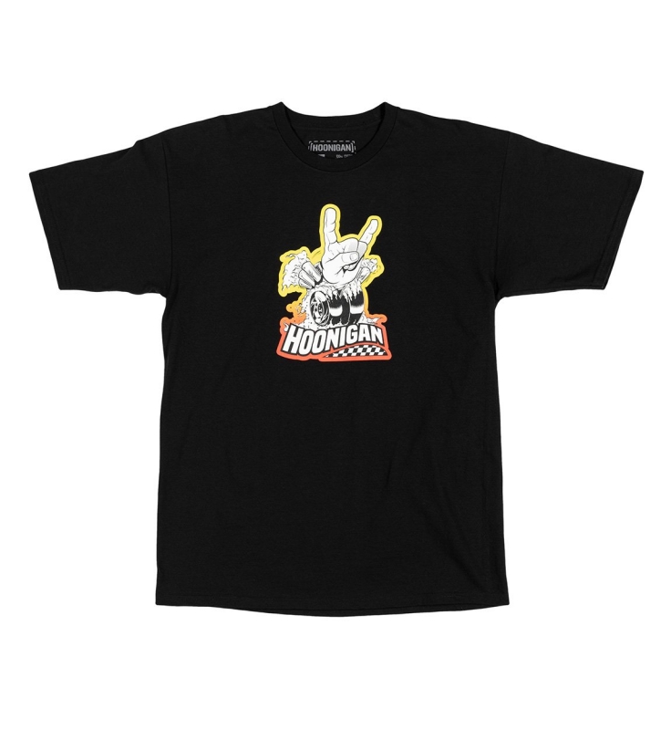 HOONIGAN T-SHIRT HORNS FOR HOONIGAN BLACK