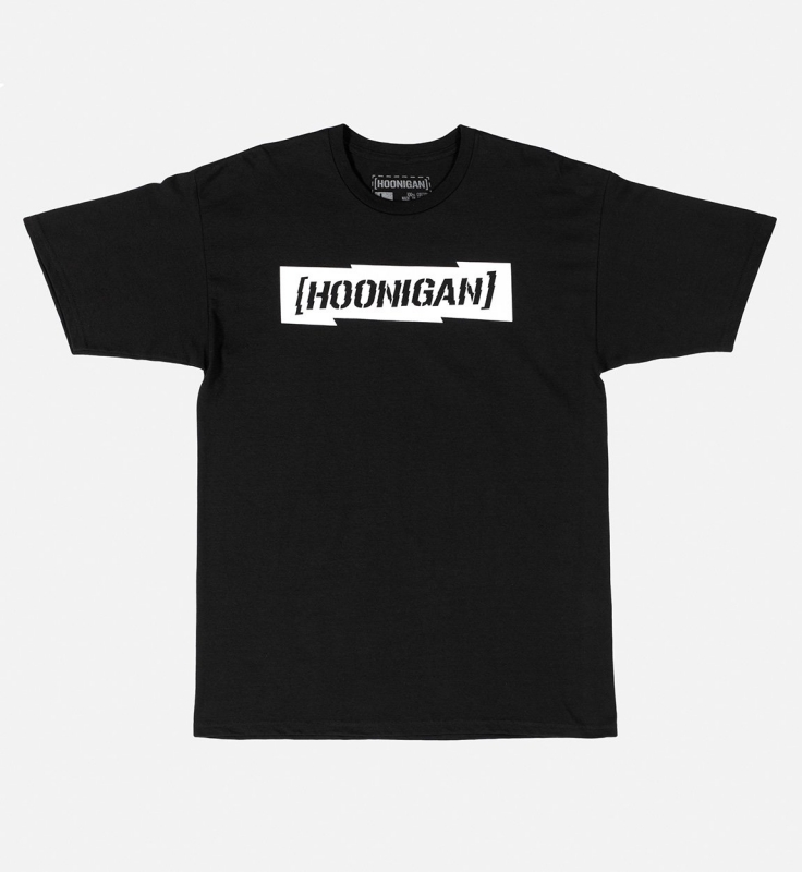 HOONIGAN T-SHIRT GYMKHANA TEN CENSOR BLACK (L)