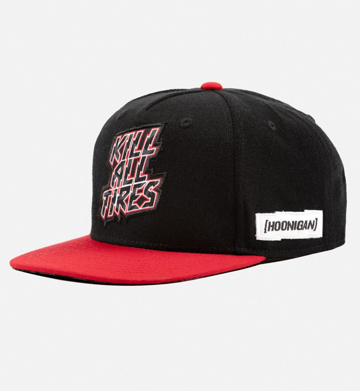 HOONIGAN CAP KILL ALL TIRES BLACK/RED