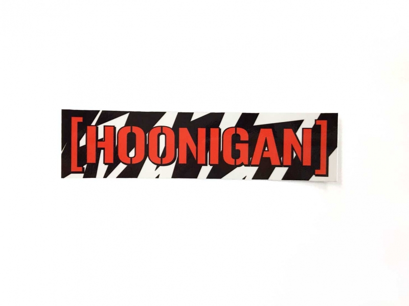 HOONIGAN STICKER CLIMBKHANA 2 CENSOR BAR BLACK