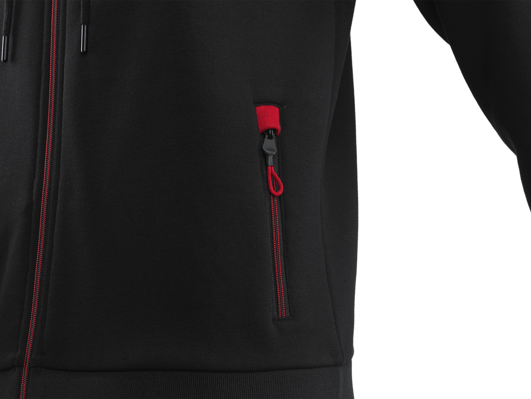 AKRAPOVIC CORPO ZIP HOODIE BLACK MEN