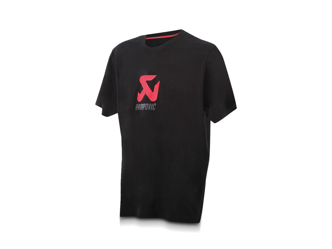 AKRAPOVIC MEN`s AKRAPOVIC LOGO T-SHIRT BLAC