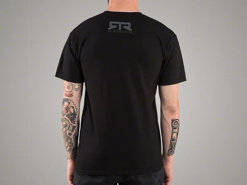 RTR T-SHIRT MATRIX BLACK/GREEN (M)