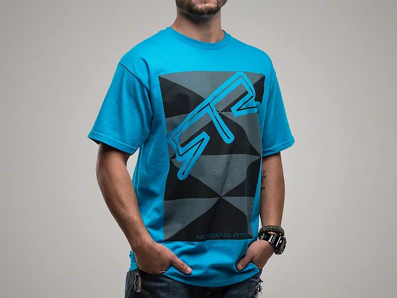 RTR T-SHIRT TRIANGLE BLUE (M)