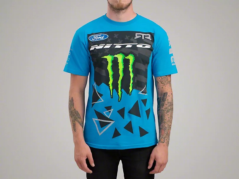 RTR T-SHIRT VAUGHN GITTIN Jr. MONSTER ENERGY TURQUOISE (M)