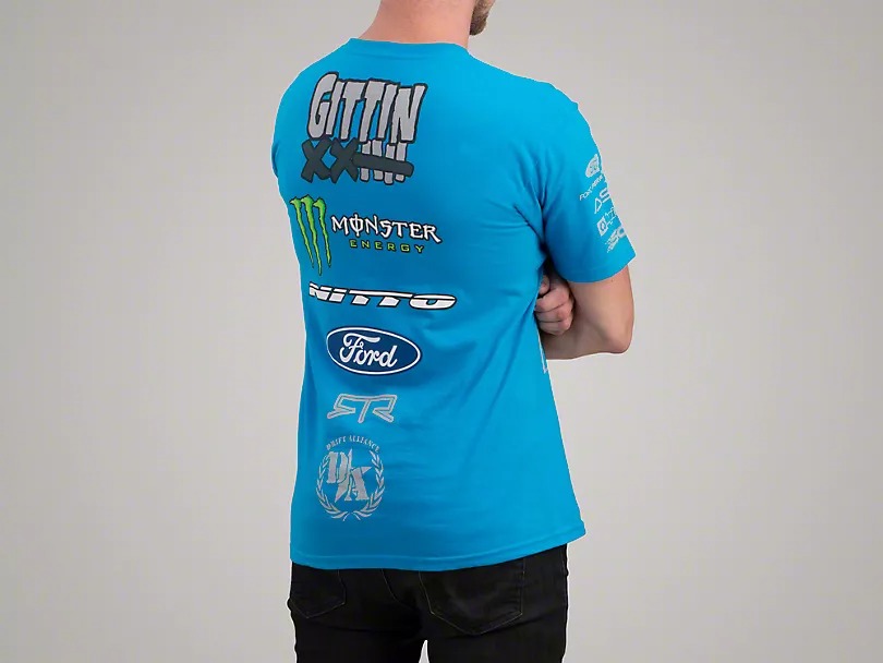 RTR T-SHIRT VAUGHN GITTIN Jr. MONSTER ENERGY TURQUOISE (M)