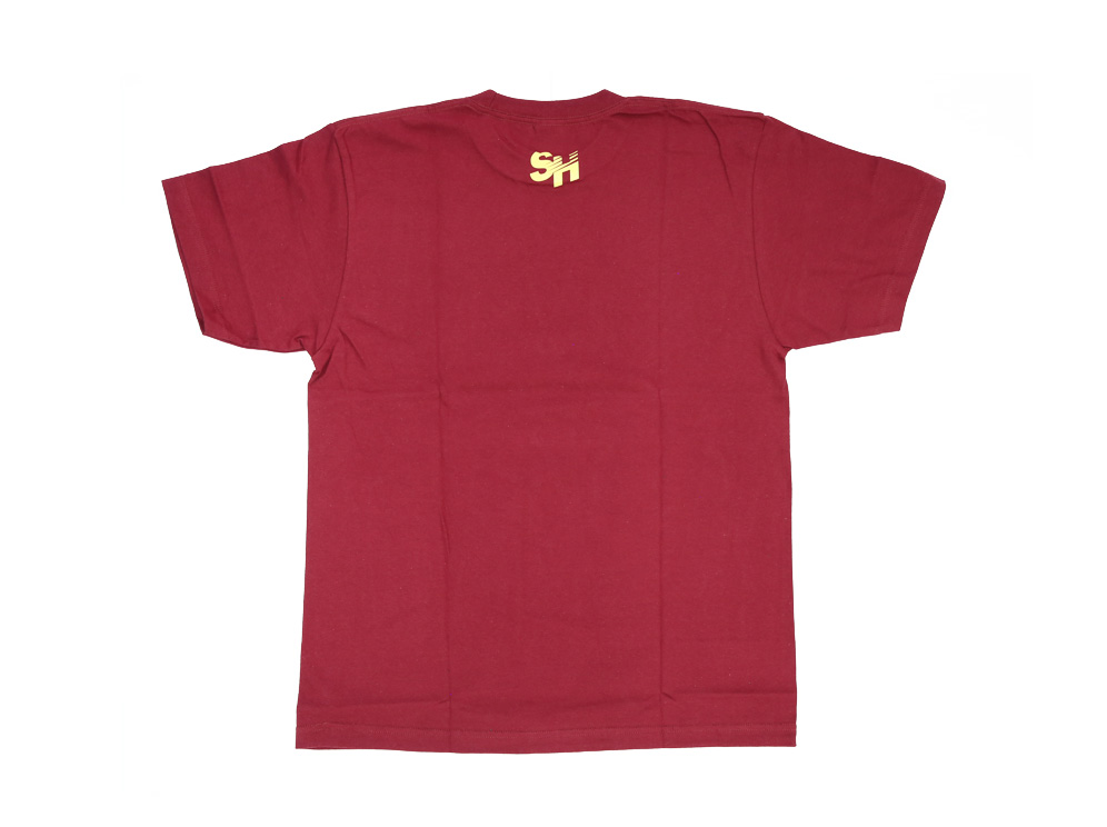 SH T-SHIRT 10th ANNIVERSARY BURGUNDY (S)