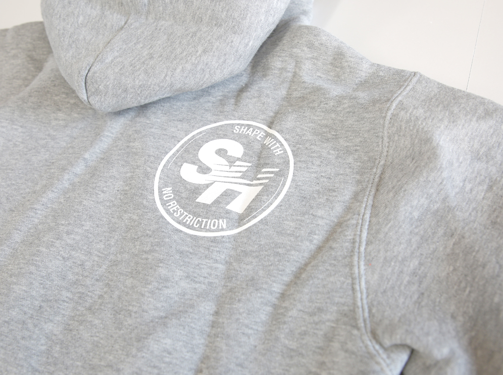 SH HOODIE SPEED SHAPE WITH NO RESTRICTION GRAY (S/JP)