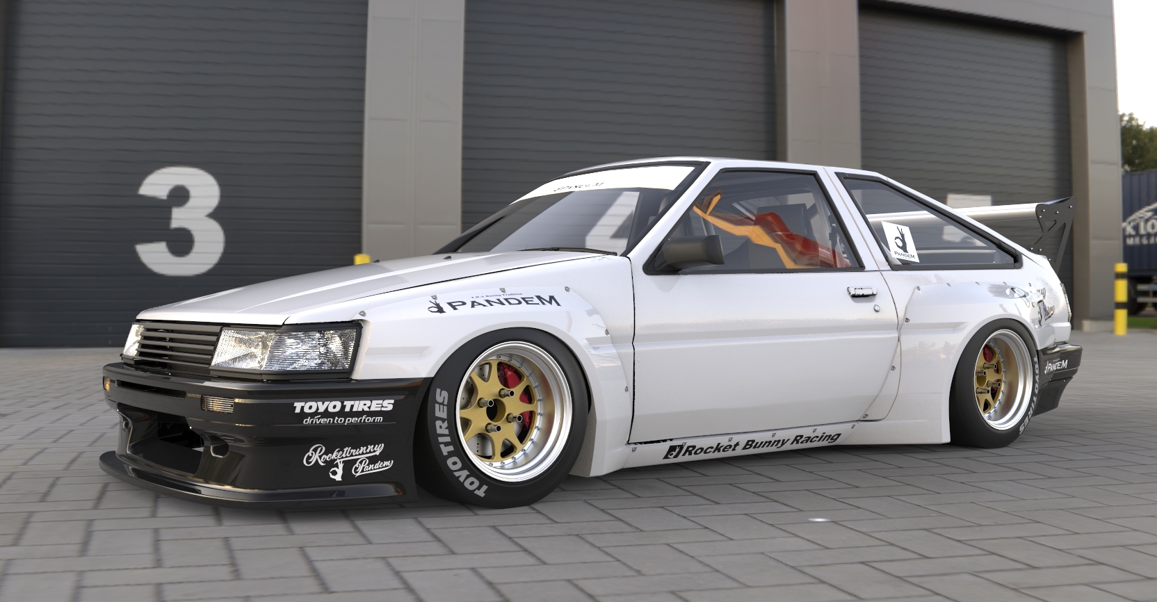 AE86  LEVIN / TRUENO Wide body kit