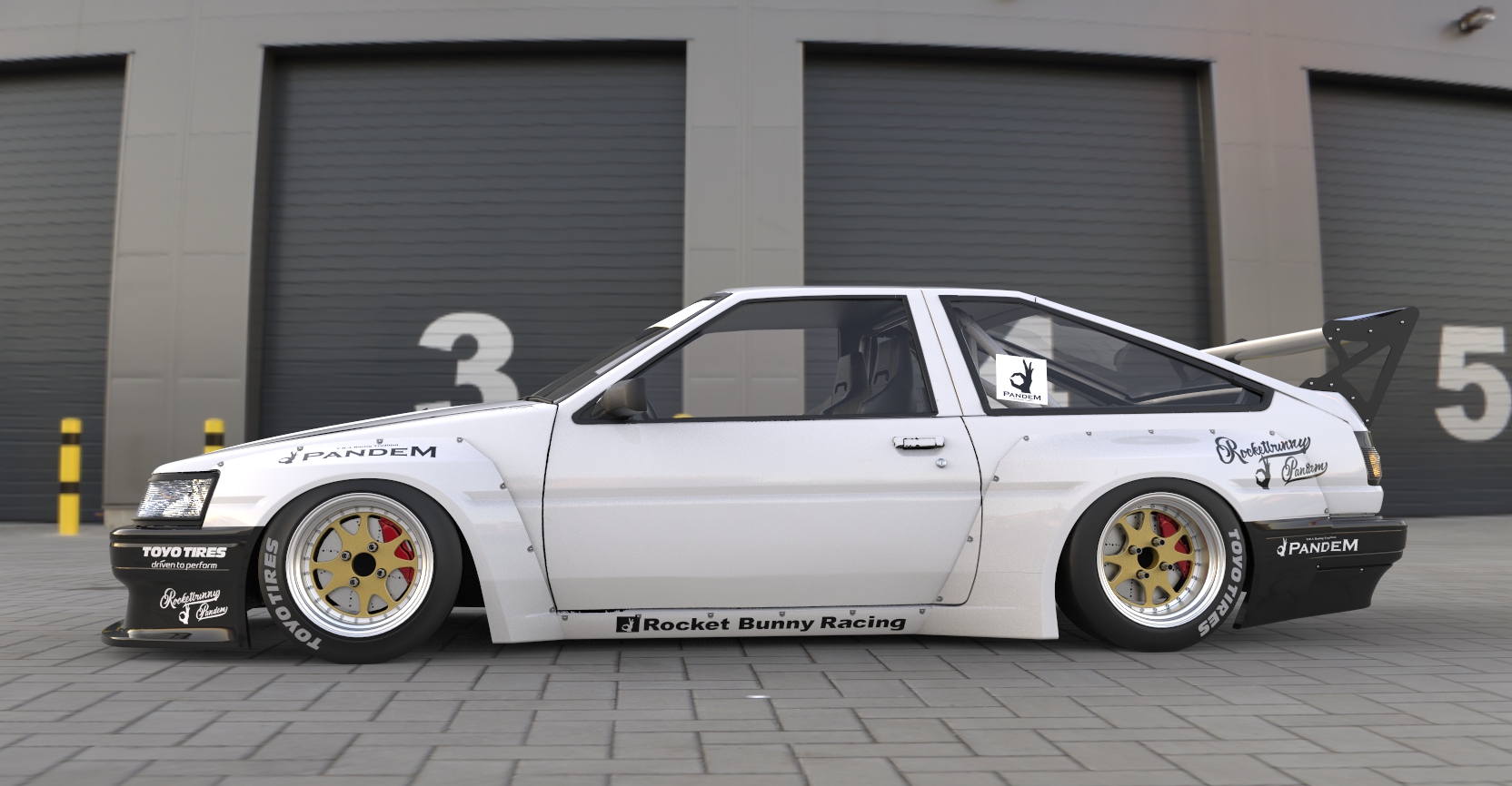 AE86  LEVIN / TRUENO Wide body kit