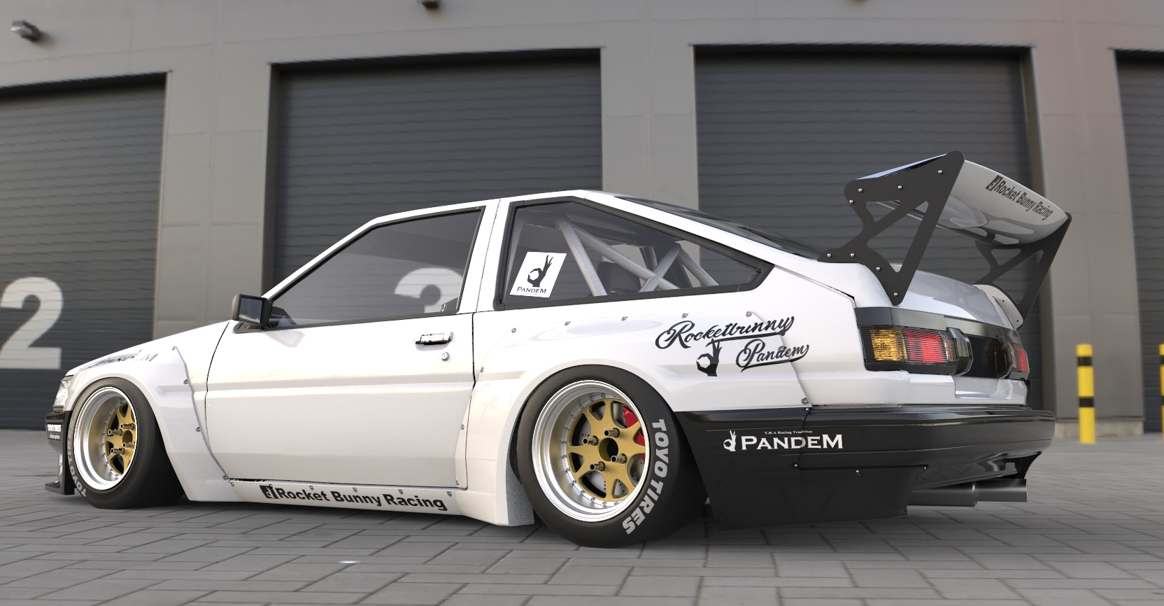 AE86  LEVIN / TRUENO Wide body kit