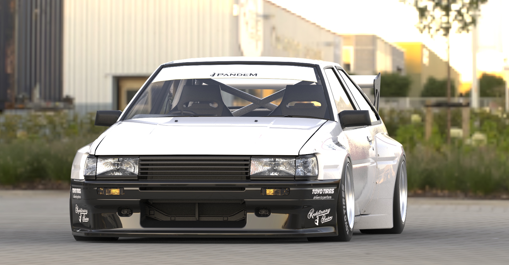 AE86  LEVIN / TRUENO Wide body kit