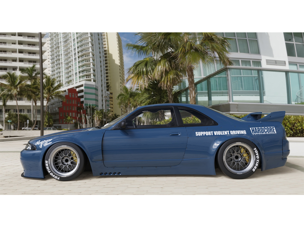 R33 GTR Wide body kit