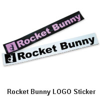 ROCKET BUNNY LOGO STICKER