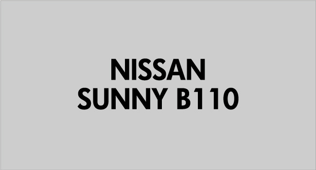 NISAAN SUNNY B110 Wide body kit