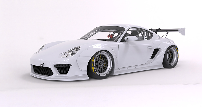 Pandem Porsche Cayman 987 V2 Wide Body Kit 橋本コーポレーション Hashimoto