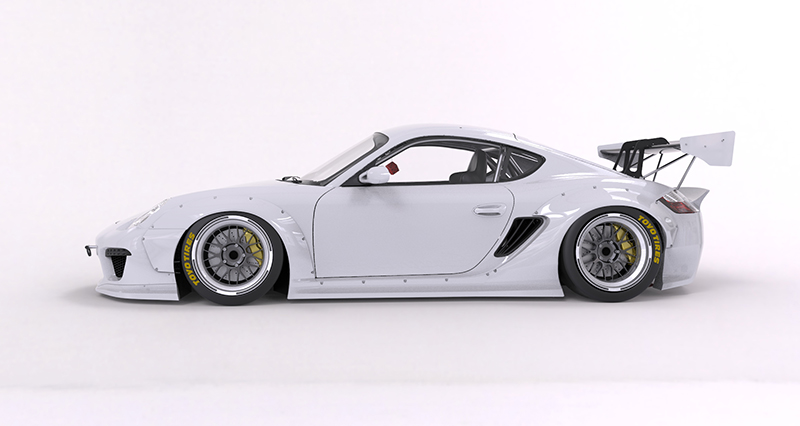 987cayman V2 Wide body kit