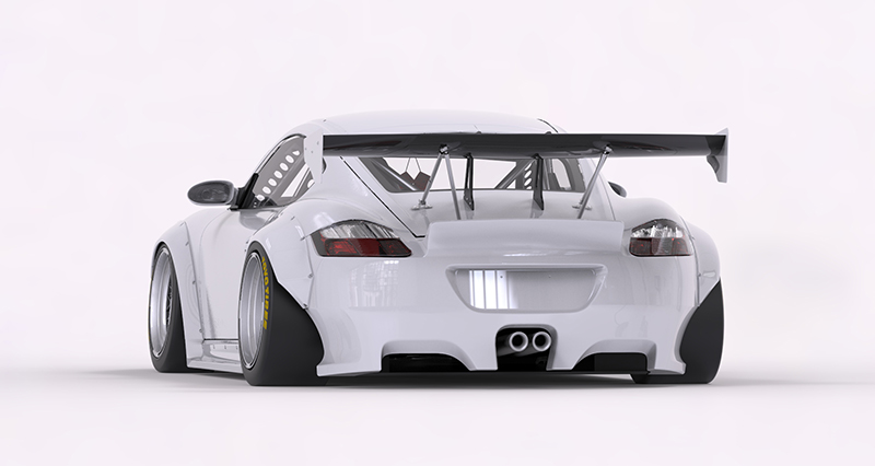 987cayman V2 Wide body kit