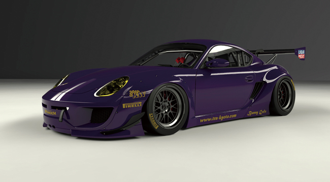 987cayman Wide body kit