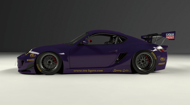 987cayman Wide body kit