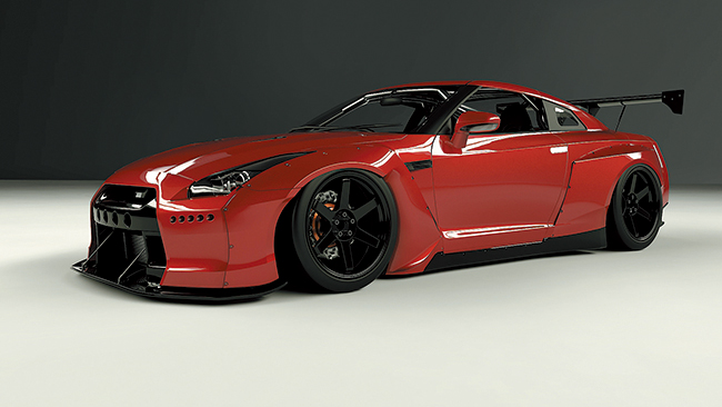 R35 GTR Wide body kit (GT Wing)