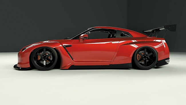 R35 GTR Wide body kit (GT Wing)