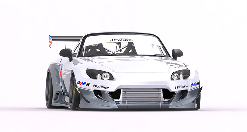 HONDA S2000 Wide body kit