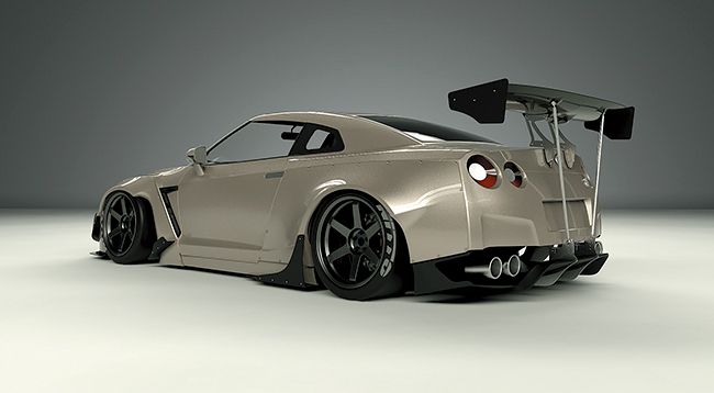 R35 GTR body kit